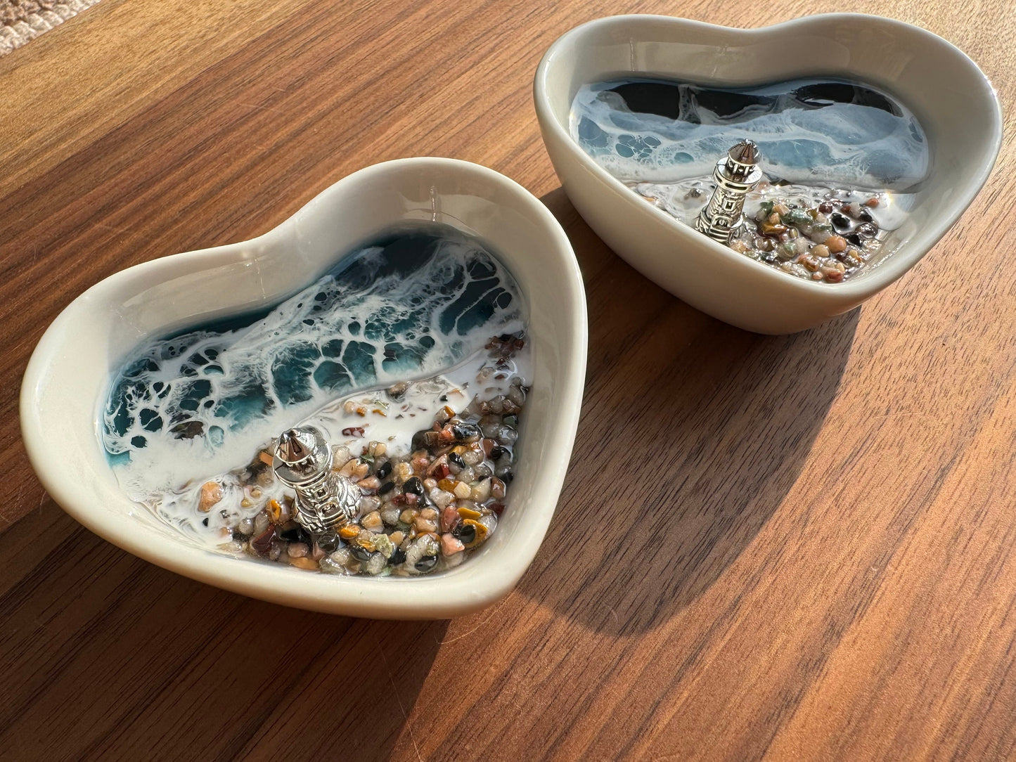 Lighthouse Ring Dish Coastal Jewelry Holder Gift with Charming Lighthouse Design, Perfect for Beach Lovers and Nautical Decor Enthusiasts