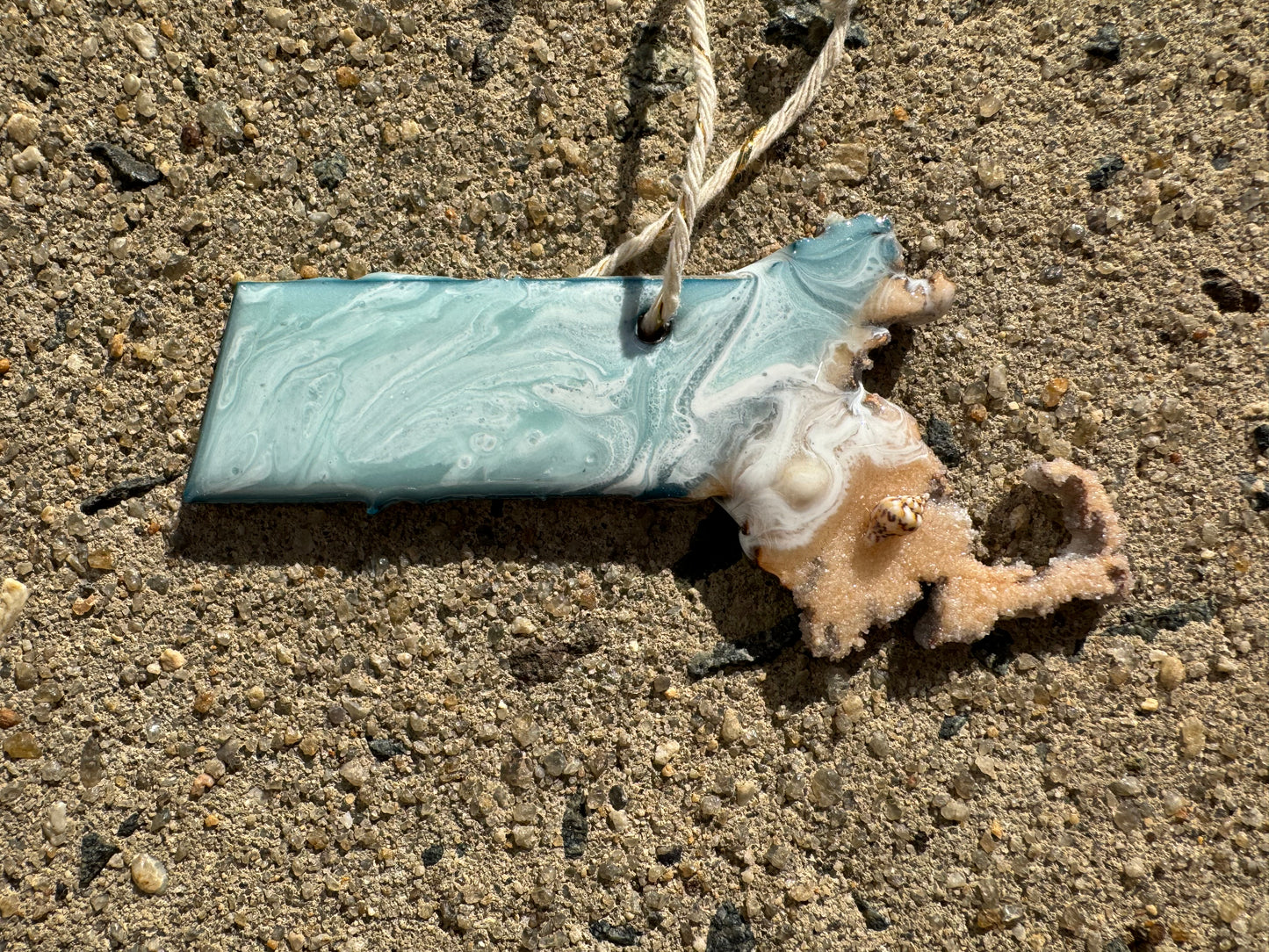 State Beach Ornament ANY STATE! Ocean Themed Decor Christmas Tree Gift Housewarming Realtor Moving Family Best Friend Mom Personalized Custom