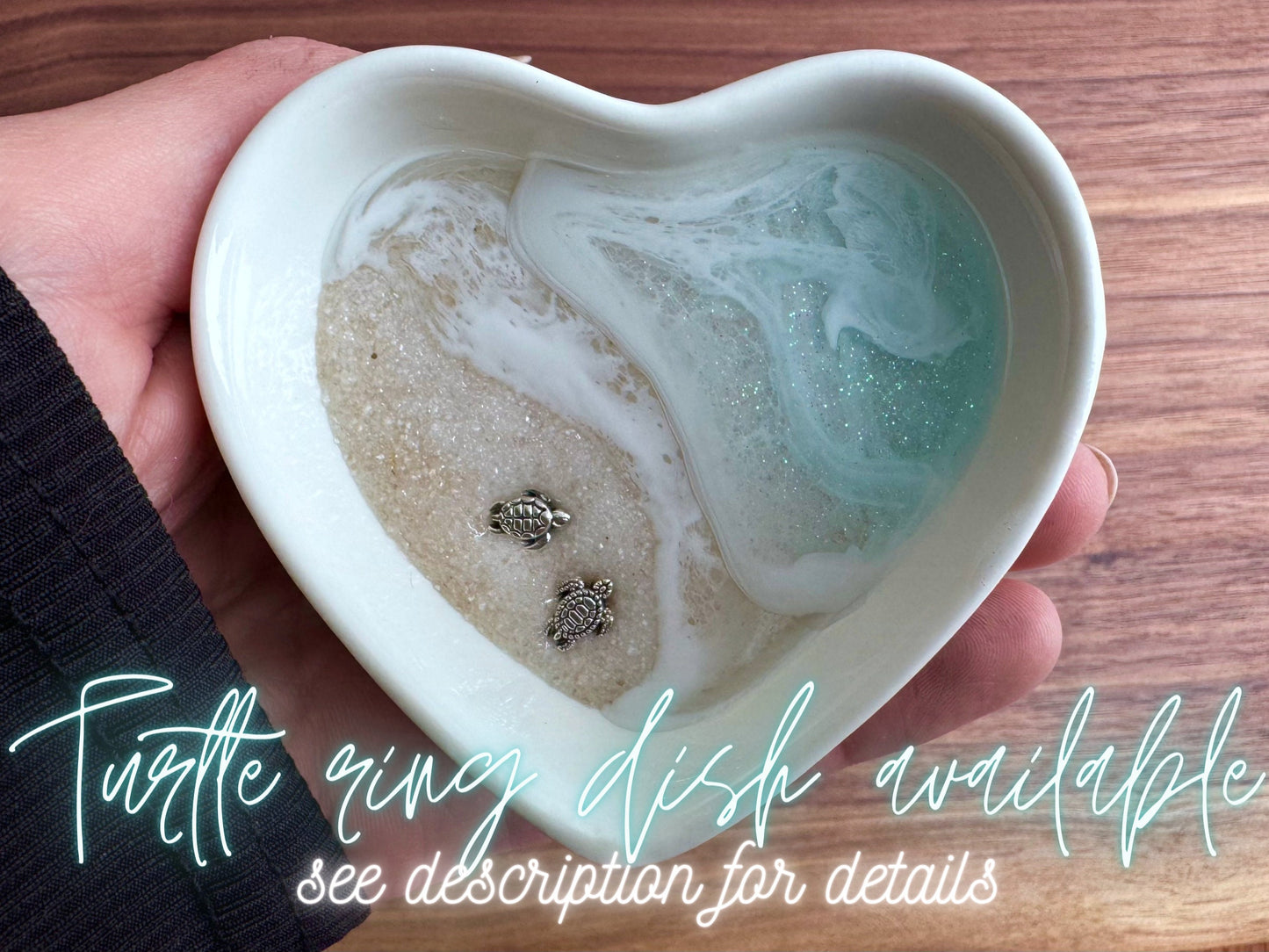 Handmade Dark Blue Ceramic Ring Dish with Ocean Inspired Deep Blue Glaze Perfect Jewelry Holder for Rings Earrings and Trinkets