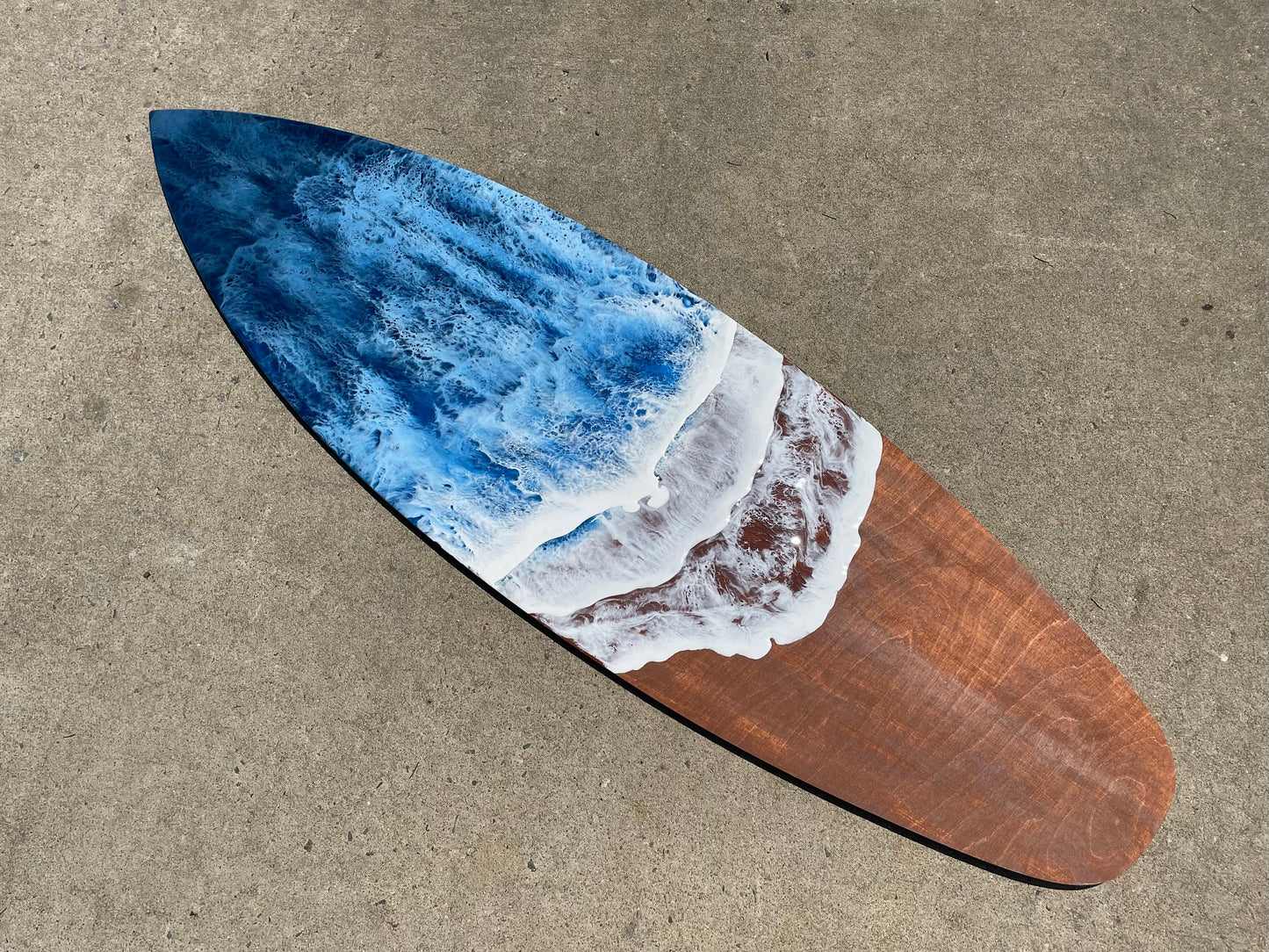 Surfboard Wall Art Handmade Custom Personalized Epoxy Resin Beach Decor for Coastal Homes, Personalized Gift Idea, Available in Any Size