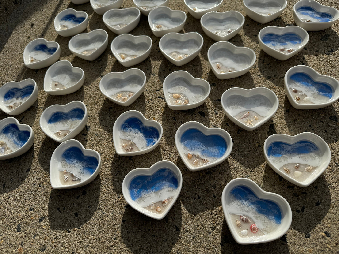 Handmade Dark Blue Ceramic Ring Dish with Ocean Inspired Deep Blue Glaze Perfect Jewelry Holder for Rings Earrings and Trinkets